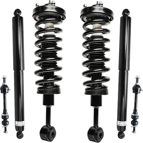 Vista 16 de Detroit Axle - Kit de puntales delanteros de 6 piezas para Ford Escape 2014-2019, 2 puntales y muelles helicoidales, 2 enlaces de barra