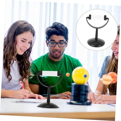 Vista 7 de 1set Triple Prisms Teaching Demonstrator with Stand for Light Refraction Experiments Physics Education Optical Tool for Classroom Learning and