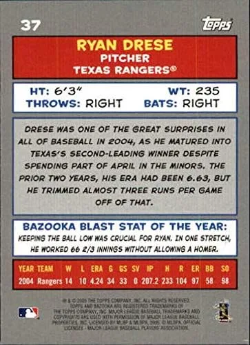 Vista 2 de 2005 Bazooka Minis #37 Ryan Drese - NM-MT