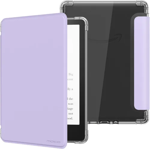 Vista 33 de MoKo Funda para Kindle Paperwhite de 6.8" 11ª generación 2021 y Kindle Paperwhite Signature Edition, ultra transparente, suave, flexible