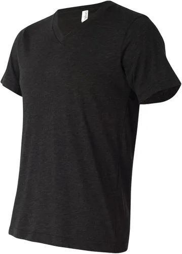 Vista 3 de c3415Bella + Lona Tri-blend Unisex V-neck Tee