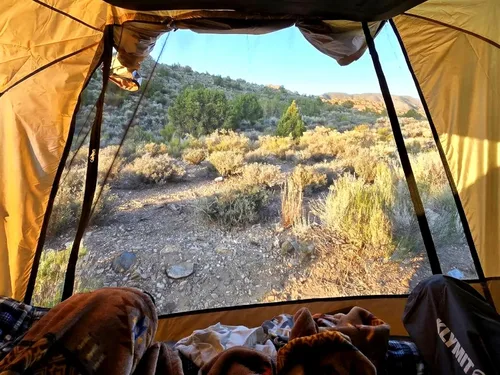 Vista 8 de Tienda de Campamento HASIKA para 2 Personas, Protección Solar, Protección de Privacidad, Fácil de Instalar en 120 Segundos, Impermeable 3000MM, UPF