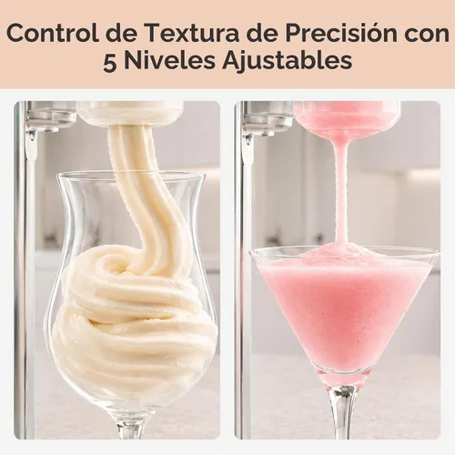 Vista 7 de Whynter 7-en-1 Soft Serve Ice Cream Slushy Machine, 1.6 Qt, Compresor