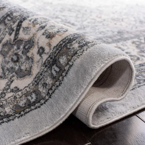 Vista 41 de SAFAVIEH - Colección Isabella, alfombra decorativa - 2'2" x 5', azul y crema, diseño oriental, no desprende pelusa y fácil cuidado, ideal para áreas