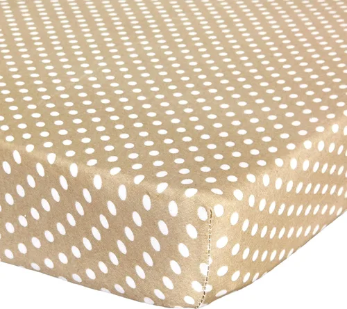 Vista 9 de Sábana ajustable de algodón tejido en jersey para cuna o cama para niño o niña, de Abstract