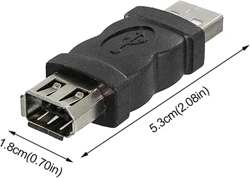 Vista 4 de Firewire IEEE 1394 - Adaptador USB de 6 pines Firewire a convertidor USB para impresora, cámara digital, PDA, disco duro, escáner