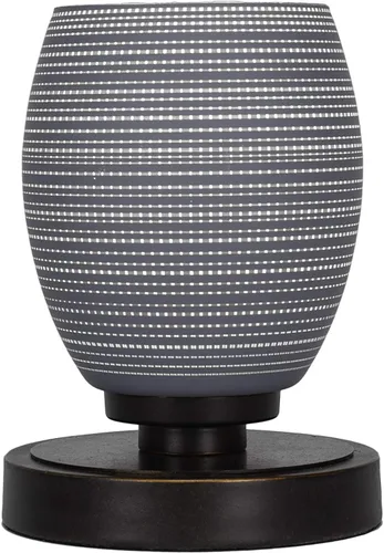 Vista 6 de Luna - Lámpara de mesa con 1 luz en granito oscuro (51-DG-300)