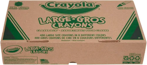 Vista 5 de Tamaño grande Classpack Crayons, 50 cada uno de 8 colores, 400Box