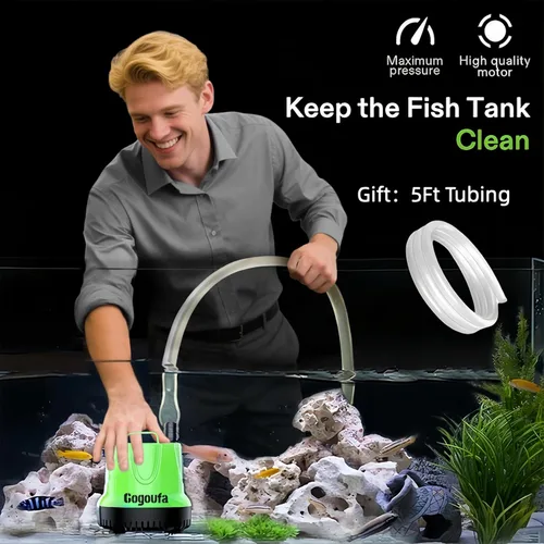 Vista 6 de Bomba de agua sumergible con tubo de 5 pies y 4 boquillas, 1120 GPH, 100W, bomba de sumidero para pecera, estanque, acuario, sistemas hidropónicos