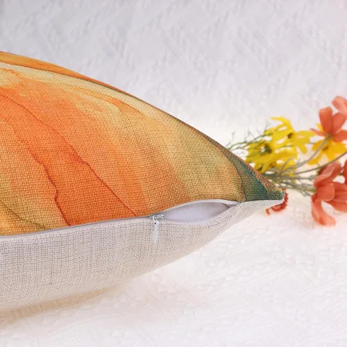 Vista 4 de uxcell Fundas de almohada de otoño, juego de 2 fundas de almohada de calabaza, decoraciones de otoño de Acción de Gracias para el hogar, sofá, sala