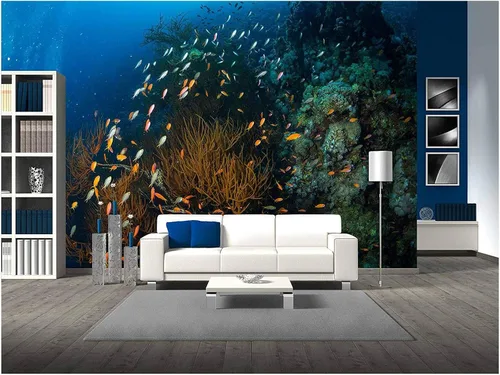Vista 6 de Empapelado autoadhesivo grande Wall26, series mural de pared, WMR-WP-X-D838-66x24x4