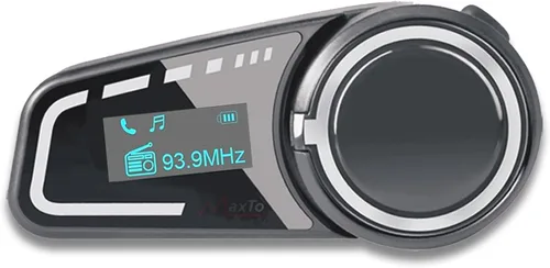 Vista 12 de QSPORTPEAK M2 - Intercomunicador de auriculares Bluetooth para casco de motocicleta, dúplex completo, inalámbrico para 6 conductores/alcance 3,280.8