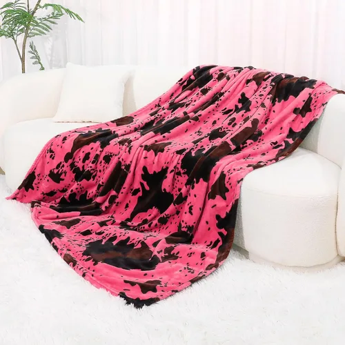 Vista 25 de SEEGU - Manta blanca y negra, 40 x 50 pulgadas Soft Warm Cozy, For Car Seat Stroller Travel, Home Room Bedroom Decor, All Seasons, Birthday Gifts