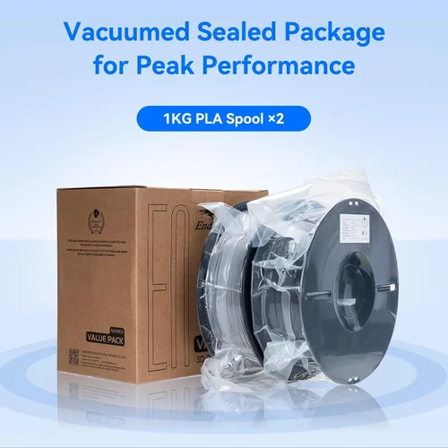 Vista 5 de Creality Filamento PLA de 0.069 pulgadas, paquete de 26.5 lbs, filamento de impresora 3D de alta precisión +/-0.001 in, extrusión consistente