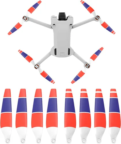 Vista 10 de Mini 3 4 Pro Hélices de bajo ruido para DJI Mini 4 Pro/Mini 3 Pro Cámara Drone Control remoto RC Quadcopter liberación rápida 6030F cuchillas