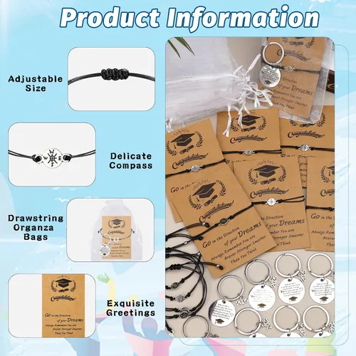 Vista 3 de LUYI 32 piezas de pulseras de joyería preppy para mujer, cuentas de arcilla, coloridas, pulseras heishi estilo surfista, conjunto de pulseras