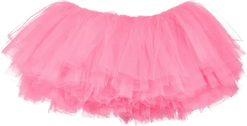 Vista 24 de Falda de ballet, tutu de tul corto en 10 capas para niñas (talla 4 -10 años), por My Lello Agua