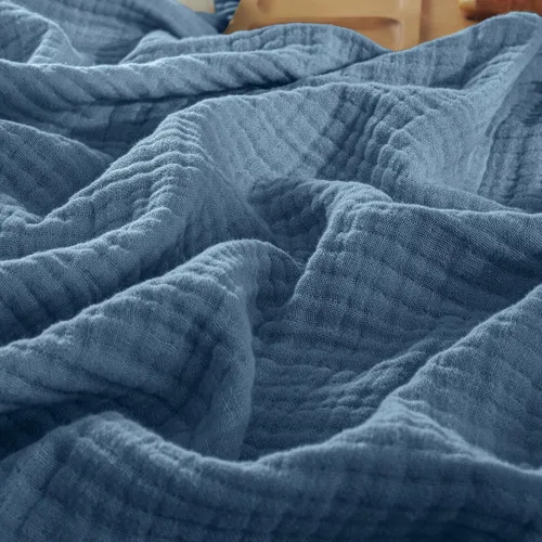 Vista 27 de PHF - Manta de muselina 100 % algodón, de 50 x 60 pulgadas, de 4 capas, de gasa ligera, transpirable, manta minimalista suave como una nube