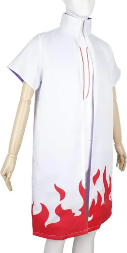 Vista 4 de MchoiJudd 4th Hokage Cloak Anime Minato Namikaze Cosplay Costume Long Robe Uniform Cape Halloween Cosplay for Adult