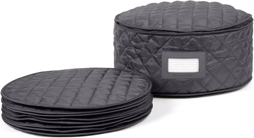 Vista 31 de Covermates Keepsakes - Juego de 4 separadores acolchados - Protección contra arañazos y roturas - Resistente a las manchas - Lavable a máquina