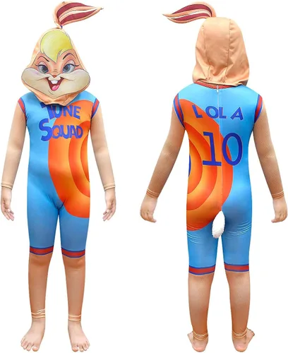 Vista 6 de Cartoon Outfits Graphic 3D Print Bodysuit Rabit Jumpsuit