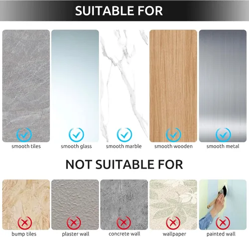 Vista 4 de Steon Soporte para maquinilla de afeitar para ducha, soporte adhesivo para afeitadora de ducha, extraíble y reutilizable, impermeable, ganchos