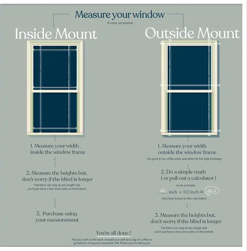 Vista 5 de MOOD Persianas de madera sintética, persianas de 68 pulgadas para ventanas, tratamiento de ventana opacas inalámbrico de 2 pulgadas, blanco cómodo