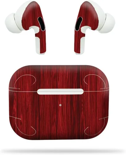 Vista 9 de MightySkins - Compatible con Apple Airpods Pro - Pared negra Funda protectora de vinilo duradera y única Fácil de aplicar, quitar y cambiar
