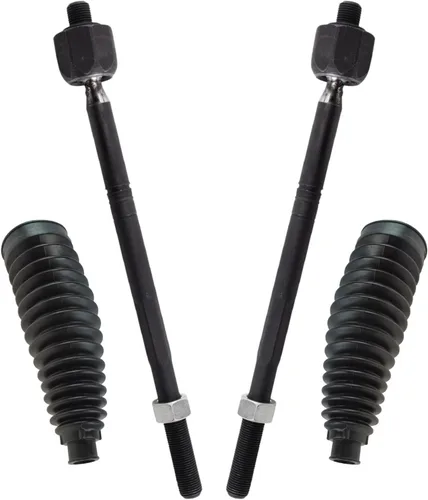 Vista 311 de TRQ Kit de dirección delantera con barra de acoplamiento de fuelle de piñón y cremallera compatible con Toyota Echo 2000-2005