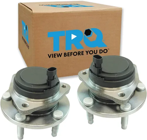 Vista 194 de TRQ Juego de 2 rodamientos de rueda delantera y conjunto de cubo compatible con Tesla 3 2020 Y 2018-2019 para Tesla 3 2020 Tesla Y AWD 2018-2019