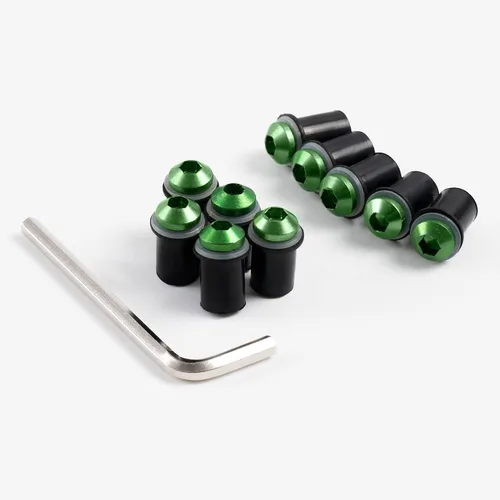 Vista 11 de FLPRO - Kit de tornillos universales para motocicleta, kit de tornillos de carenado, kit de pernos de aluminio CNC para Honda/Yamaha/Kawasaki/Suzuki