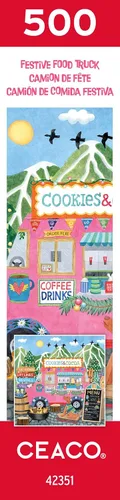 Vista 8 de Ceaco - Food Trucks - Festive Food Truck II - Rompecabezas de 500 piezas