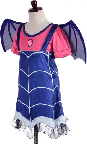 Vista 3 de Dressy Daisy Vestido para niñas disfraz de vampiro de Halloween talla 2T-8