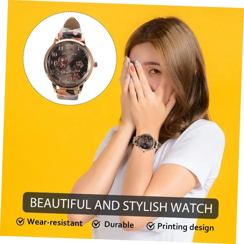 Vista 9 de SOESFOUFU Reloj de pulsera blanca para mujer, correa de cuero para niñas, relojes de pulsera para hombre, reloj digital para mujer