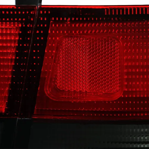 Vista 6 de SPEC-D TUNING Luces traseras de lentes ahumadas rojas compatibles con Honda Civic Coupe 1996-2000 de 2 puertas, conjunto de par izquierdo + derecho