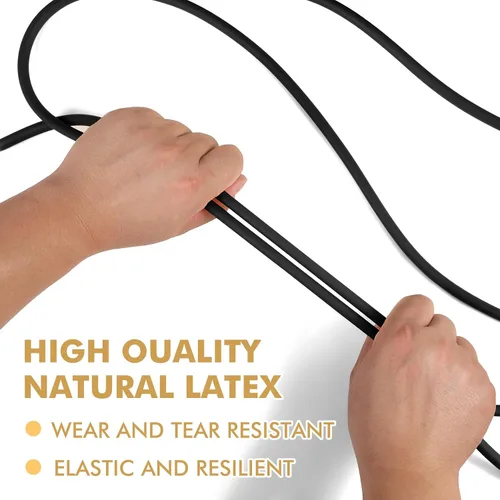 Vista 4 de 100 pies de tubo de goma de látex 3/8 pulgada de diámetro externo y 1/4 pulgada de diámetro interno, tubo de látex natural multicolor, tubo