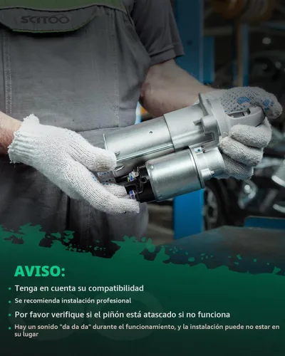 Vista 7 de SCITOO Arrancadores Nuevos Compatibles con Nissan Altima/Maxima/Quest Van 2004 2005 2006 3.5L Transmisión Automática 17872N