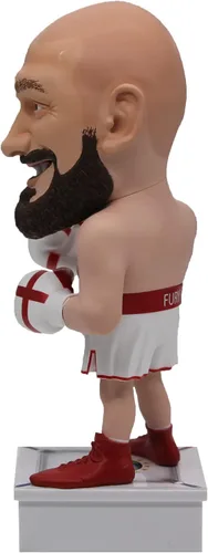 Vista 5 de Mimiconz Figurines Sports Stars Collection Tyson Fury. 7.9 in de altura. Personaje realista, regalo novedoso pintado a mano