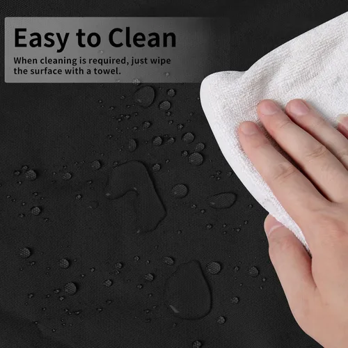 Vista 6 de Easy-Going Funda para calentador de patio con cremallera y bolsa de almacenamiento, impermeable, resistente al polvo, resistente a los rayos UV