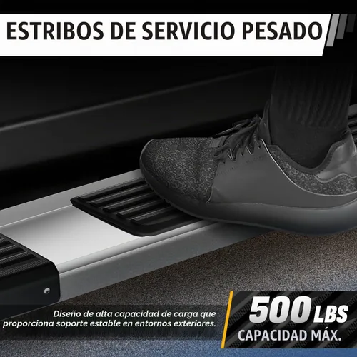Vista 4 de Auto Dynasty - Estribos planos para Dodge Ram 1500-3500 Crew Cab 4DR 09-24