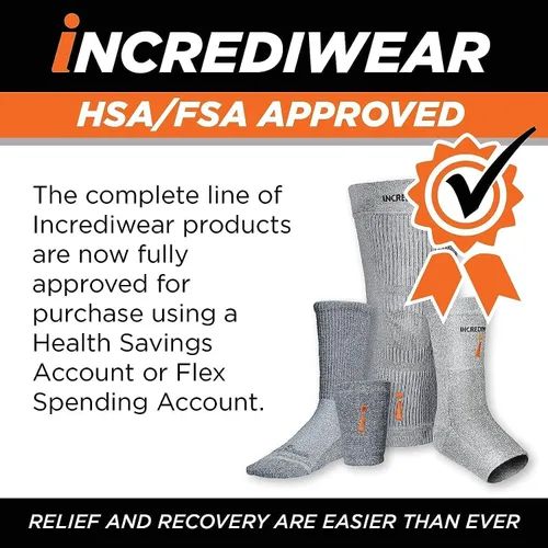 Vista 4 de Incrediwear Calcetines deportivos Calcetines deportivos invisibles para hombres y mujeres (negro, grande)