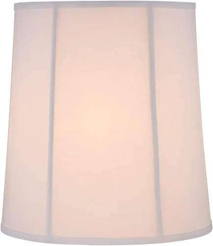 Vista 2 de Aspen Creative 35040 - Pantalla de araña blanca cosida a mano, tela de lino, 12 pulgadas superior x 14 pulgadas inferior x 15 pulgadas inclinada