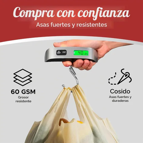 Vista 3 de Simply Cool Paquete de 300 bolsas reutilizables "Thank You" ecológicas para comestibles de 21.5 x 12.2 x 7.2 pulgadas, bolsas de compras duraderas