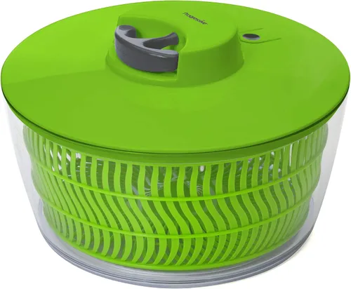 Vista 3 de SECADOR DE ENSALADAS DE CUERDA CON PARADA, VERDE - 4L