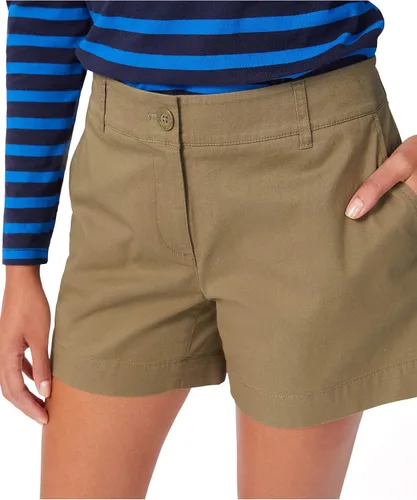 Vista 4 de Nautica Pantalones cortos cómodos de algodón elástico a medida para mujer