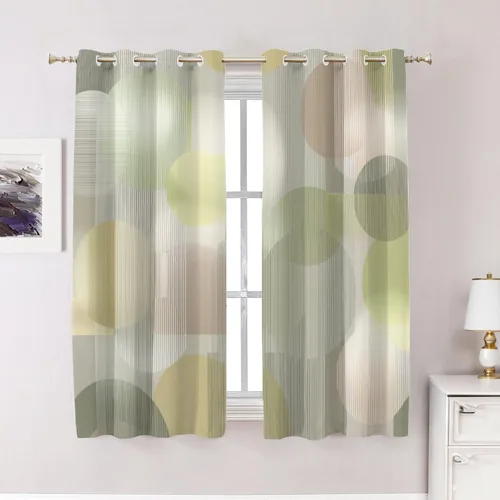 Vista 41 de Maritime Ocean Blackout Tier Curtains, Anchors Nautical Art Half Window Drapes for Kitchen with Rod Pocket,Room Darkening 2 Pack 26X24 Inches