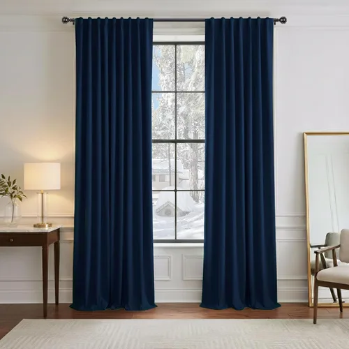 Vista 95 de PONY DANCE Cortinas cortas con aislamiento térmico para ventana pequeña, para guardería, baño, cocina, lavandería, caravana, sótano, 29 pulgadas