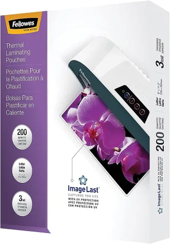 Vista 3 de Fellowes, Letter ImageLast Glossy, bolsas laminadas, Transparente