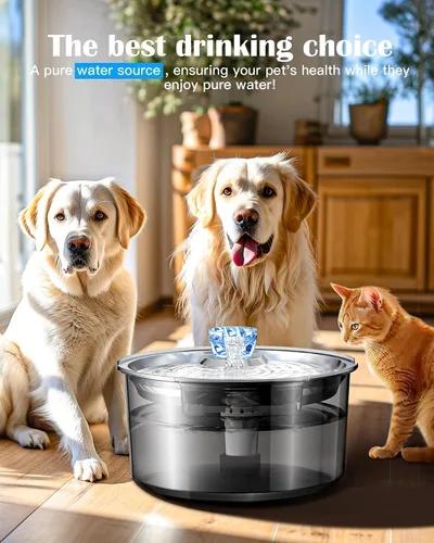 Vista 7 de Paquete de 4 filtros de repuesto para fuente de agua para perros lesotc, filtros de agua de repuesto de alta eficiencia, más seguros y más limpios