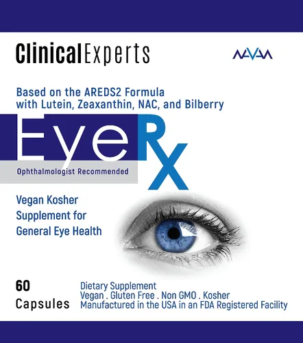 Vista 5 de Navan EyeRx Antioxidante AREDS 2 Suplemento de vitaminas y minerales para la salud general de los ojos por expertos clínicos – Luteína, zeaxantina